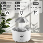 Essential Oil Diffuser for Home, Bedroom Humidifiers, Air Scent Aroma Aromatherapy Ultrasonic Humidifier Machine Timer Small Mini difusor de Aromas para casa Living Room Office Decor Gifts Raindrop