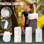 Travel & Camping Comfortable Memory Foam Pillow – Easy to Carry Portable Bag – - Image 5