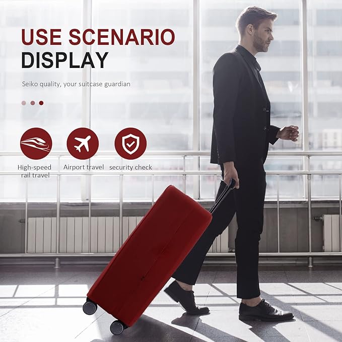 Travel Luggage Cover Suitcase Protector Scratch-Resistant Fit 19-31 Inch - Image 7