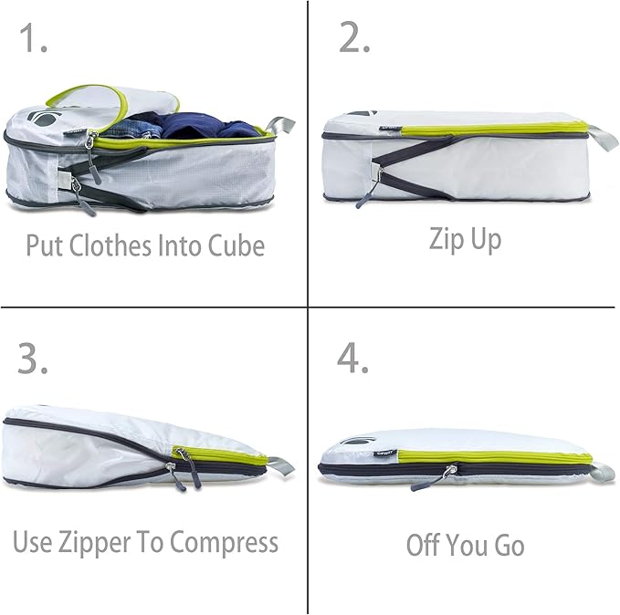 Cipway - 5 Set Compression Packing Cubes - Image 2