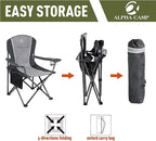 ALPHA CAMP Oversized Camping Folding Chair - Image 7