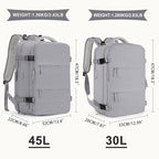 coowoz Large Travel Backpack For Women Men, Carry On Backpack, Hiking Backpack - Image 2