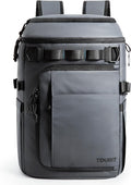 TOURIT 38 Cans Backpack Cooler: Leak Proof Waterproof 2 Insulated Compartments by TOURIT