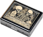 Silver Vintage Pill Box 7 Day Metal Pill Box - Image 3