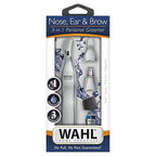 Wahl Men’s Nose Hair Trimmer, for Eyebrows, Neckline, Nose & Ear Hair, Precision Detail Trimming with Interchangeable Heads, Battery Included - Model 5545-400