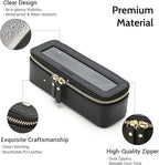 Aveniee Clear Makeup Brush Bag, Slim Cosmetic Brush Holder, Small Toiletry Bag - Image 3
