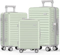 SHOWKOO Luggage Sets 3 Piece Hardside Expandable Suitcase by SHOWKOO