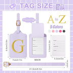 Personalized Initial Luggage Tags - Image 2