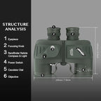 AOMEKIE Marine Binoculars for Adults 10x50 Waterproof Binoculars - Image 9