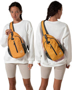 WATERFLY Crossbody Sling Backpack Sling Bag Travel Hiking Chest Bag Daypack - Image 6