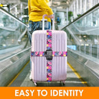Adjustable Travel Luggage Strap Suitcase Belt Travel Bag Accessories 1.96 in W - Image 5