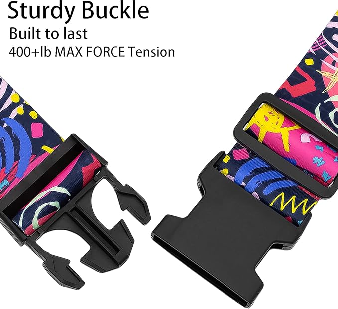 Universe Luggage Straps for Suitcases, Adjustable Luggage Travel Belt to Keep - Image 4