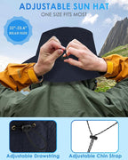 BROTOU Foldable Bucket Hats for Women/Men, UPF 50+ Wide Brim Sun Hat, - Image 2