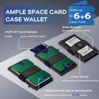 Mens Business Card Holder, Slim Card Wallet - Image 2