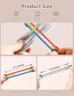 Kanemc Magnetic Cable Tie, 4.72'' Cord Ties Magnet Cable Straps Cord Wrap - Image 6