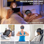 LC-dolida Sleep Headphones, Sleep Mask Bluetooth Wireless Music Eye Mask - Image 6