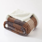 PU MEI Sherpa Blanket Twin Plaid Thick Bed Blanket, 60”*80” Super Soft Flannel - Image 8