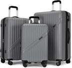 GinzaTravel Luggage Sets 3-Piece Expandable Suitcases by PRIMICIAAuthorizedProducts
