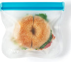 zip 10-Pack Reusable Sandwich Lunch Bags | BPA-Free, Food Grade, Freezer Safe - Image 2