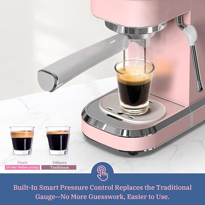 Laekerrt Professional Espresso Machine 20 Bar, Espresso Maker - Image 4