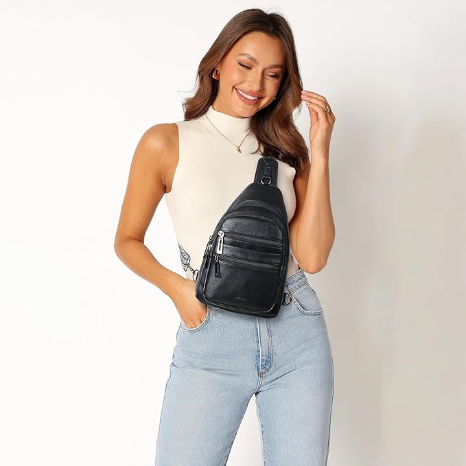 Sling Bag for Women Cross Body Bags Fanny Packs Shoulder Bag Sling Backpack - Image 2