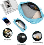 LARVENDER Luggage Sets 5 Piece Hardside Expandable Suitcase - Image 6