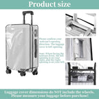 Clear PVC Luggage Cover, Waterproof Dustproof Anti-Scratch Suitcase Protector - Image 6