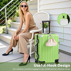 Krute Luggage 24 Inch Aluminum Frame Zipperless Suitcase - Image 8