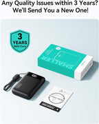 INIU Portable Charger, Smallest 22.5W 20000mAh USB C in & Out Power Bank Fast - Image 7