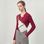 Telena Small Sling Bag for Women Leather Crossbody Fanny Packs Chest Bag for - Image 2