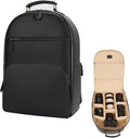 Camera Backpack Classic PU Leather by Divvia