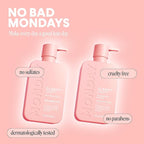 MONDAY HAIRCARE Clarify Shampoo and Conditioner Set 12 oz for Oily Hair Made with Grapefruit Extract, Coconut Oil, Shea Butter, Vitamin E and Pro-Vitamin B5