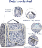 Narwey Hanging Toiletry Bag for Women Travel Makeup Bag Organizer Toiletries - Image 6