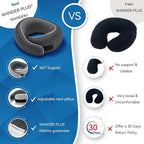WANDER PLUS® Travel Neck Pillow, Pure Memory Foam Neck Pillow - Image 6