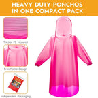 Bruvoalon 6 & 20 Pack Disposable Rain Ponchos - Image 2