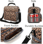 FlowFly Double Layer Cooler Insulated Lunch Bag Adult Lunch Box Large Tote Bag - Image 6