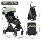 Gravity Folding Baby Stroller - Image 8
