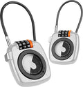 Compatible with Apple AirTag Secure Lock with Wire Cable, 3-Digit Combination by TUXON