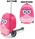 VEVOR Ride-on Luggage, 20 L Capacity, 20 Inches Kids Scooter Suitcase by VEVOR
