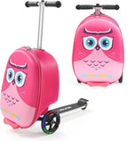 VEVOR Ride-on Luggage, 20 L Capacity, 20 Inches Kids Scooter Suitcase by VEVOR