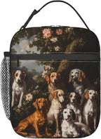 Dog Insulated Lunch Box for Women Men Dog Lunch Bag for Travel, or Fishing by cromcu