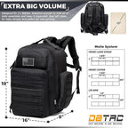 Diaper Bag Backpack for Dad, DBTAC Large Baby Nappy Bag for Men w/Changing Mat - Image 6