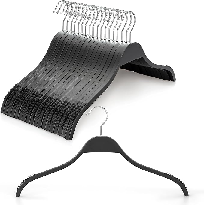 TOPIA HANGER Slim Wooden Hangers by TOPIAHANGER