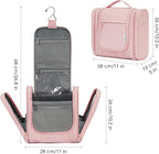 Narwey Hanging Toiletry Bag for Women Travel Makeup Bag Organizer Toiletries - Image 6