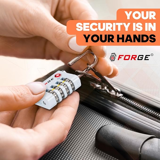 Forge Dual-Opening: Key or Combination Access Lock, TSA Approved Locks - Image 8