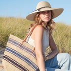 DRESHOW Beach Hats for Women Big Straw Wide Brim Summer Hat Floppy Foldable - Image 5