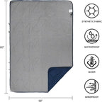 Outdoor Waterproof Blanket, Foldable Fleece Stadium Blanket - Image 3