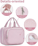 Narwey Striped Hanging Toiletry Bag - Image 5