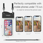 Large Waterproof Phone Pouch 2 Pack, IPX8 Waterproof Cell Phone Case Dry Bag - Image 2
