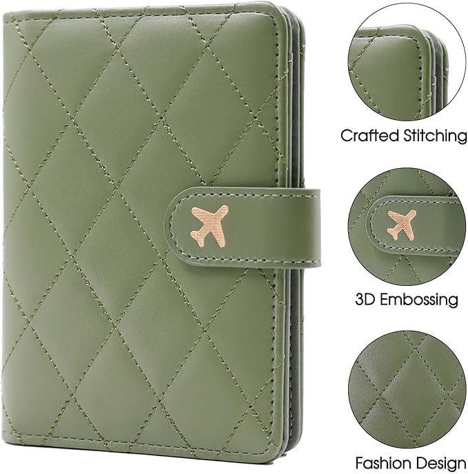 Melsbrinna Premium Leather Passport Holder Covers Case, Waterproof Rfid - Image 5